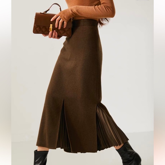 Wool blend skirt - Picture 2 of 11